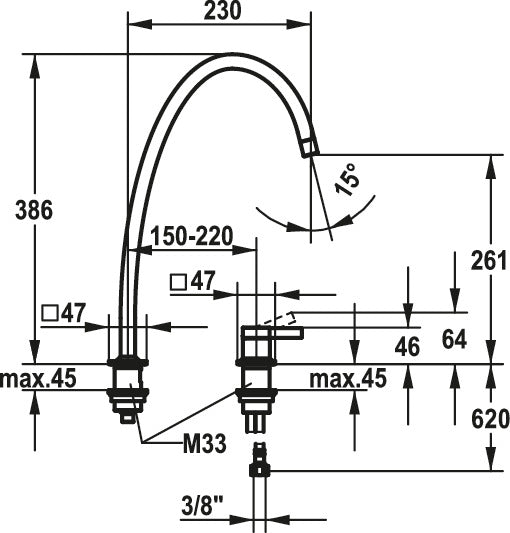 KWC | Era 3 | Einhebelmischer | Edelstahl