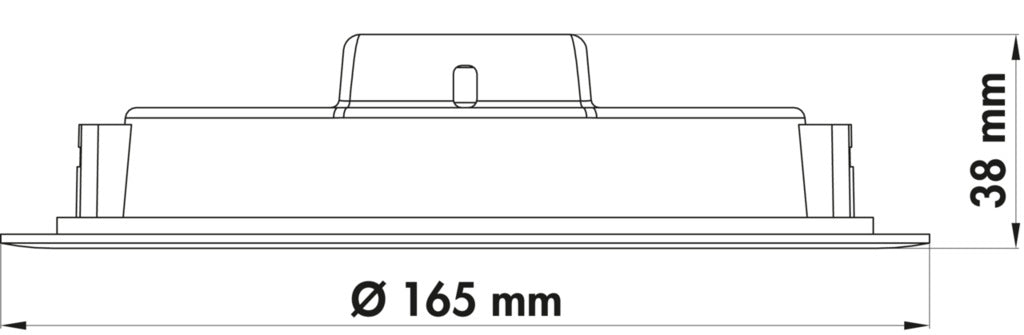 Naber | Copertina rund LED | Einbauleuchte | Einzelleuchte | weiß
