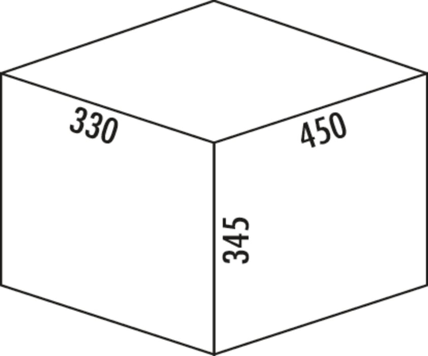 Wesco | Traditionline Trio-Shorty Smart 345 K/500-3, Abfallsammelsystem, anthrazit