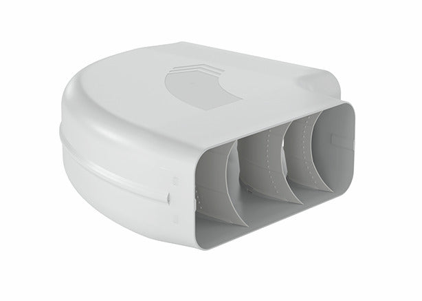 Naber | P-RBH 150 Rohrbogen horizontal 90° | Verbindungselement | hellgrau