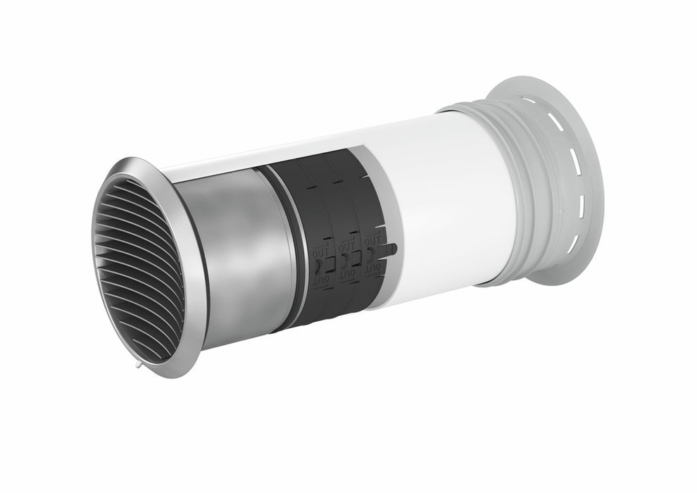 Naber | P-Turbo 150 Mauerkasten inkl. THERMOBOX | weiß | Edelstahl