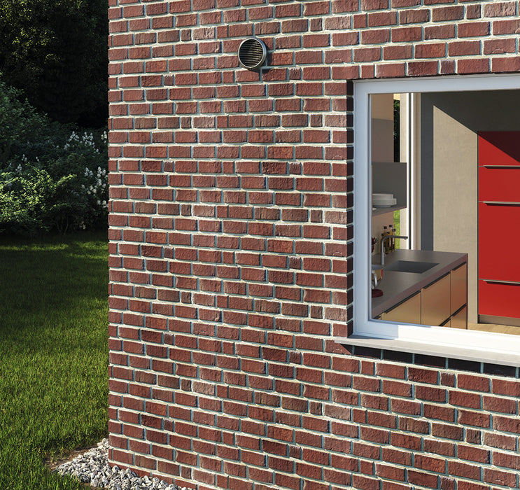 Naber | P-Turbo flow 150 Mauerkasten inkl. THERMOBOX | weiß | Edelstahl