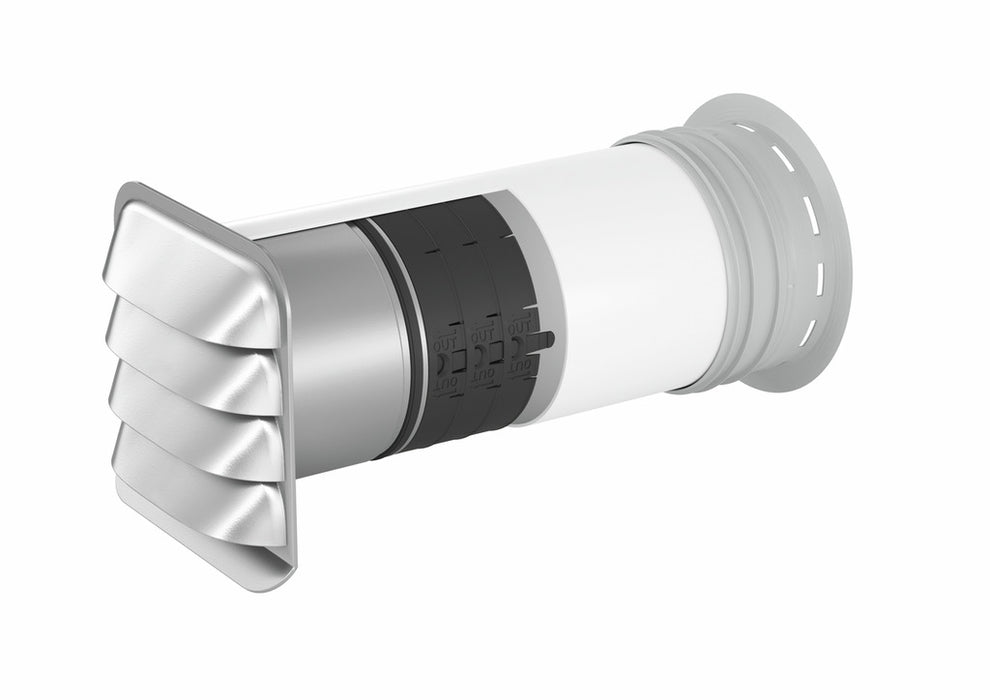 Naber | P-E-Jal Col 150 Mauerkasten inkl. THERMOBOX | weiß | Edelstahl