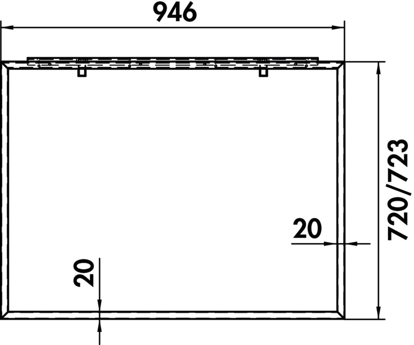Naber | Tischkufe Lucca | Kufe | schwarz matt