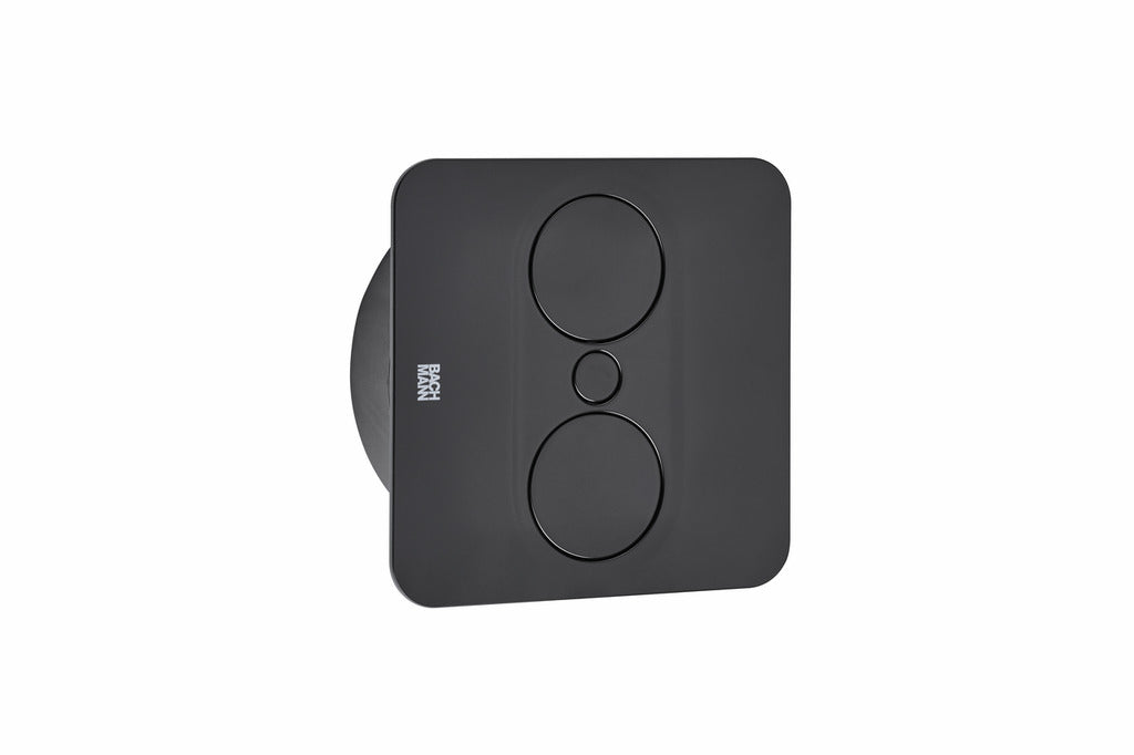 Naber | Twist 2 Doppelsteckdose | Einbausteckdosenelemente | eckig | L 115 | B 115 | T ca. 45 mm | schwarz matt