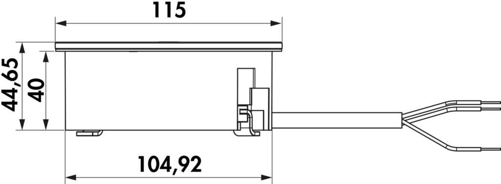 Naber | Twist 2 USB A+C | Einbausteckdosenelemente | eckig | mit Schukosteckdose | edelstahlfarbig