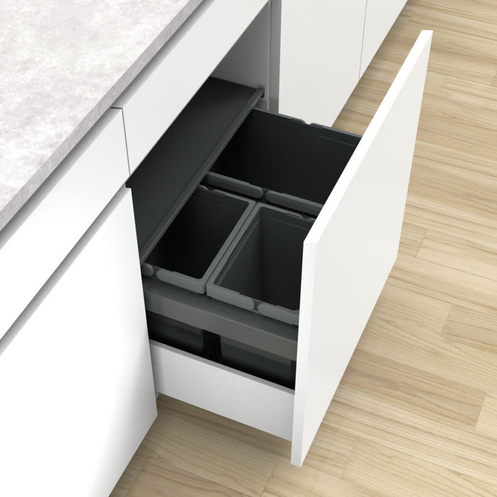 Naber | Cox Stand-UP® 350 S/500-3 | Abfallsammler für vorhandene Auszüge | anthrazit | H 350 mm