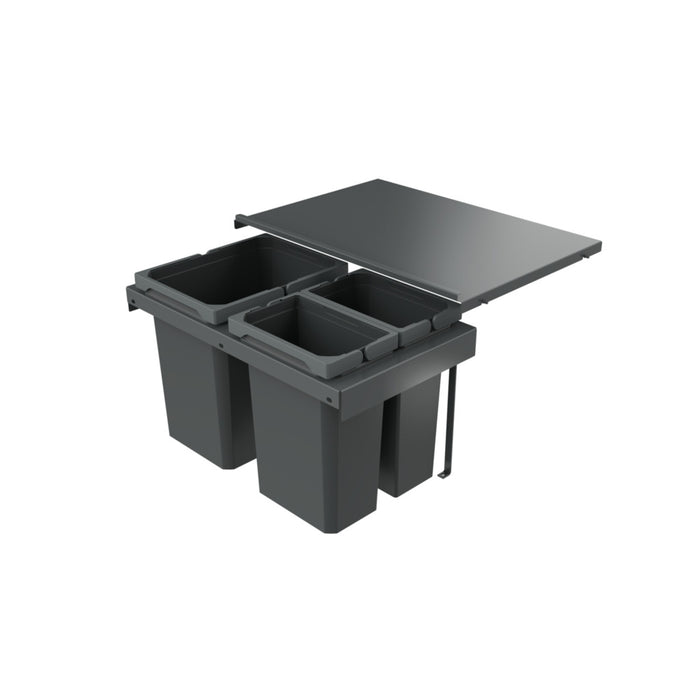 Naber | Cox Stand-UP® 350 K/600-3 | Abfallsammler für vorhandene Auszüge | anthrazit | H 350 mm