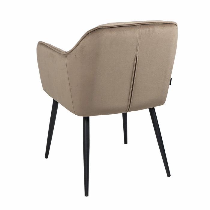 Naber | Sera 1V | Stuhl | Gestell schwarz | Bezug taupe