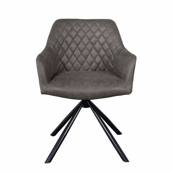 Naber | Diam 1E | Stuhl | Gestell schwarz | Bezug anthrazit