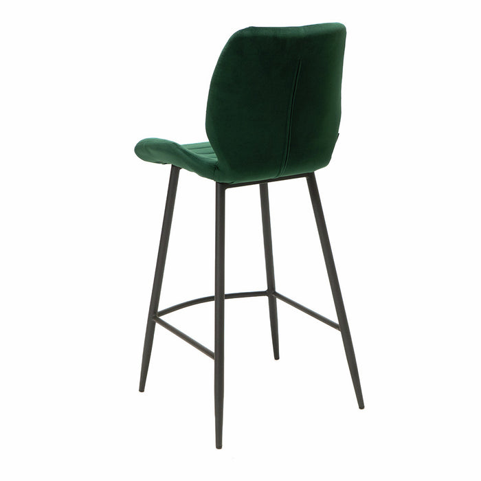 Naber | Step 2V | Hocker | Gestell schwarz | Bezug dunkelgrün