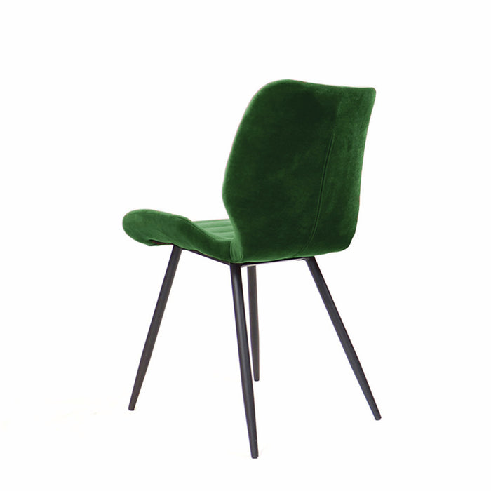 Naber | Step 1V | Stuhl | Gestell schwarz | Bezug dunkelgrün