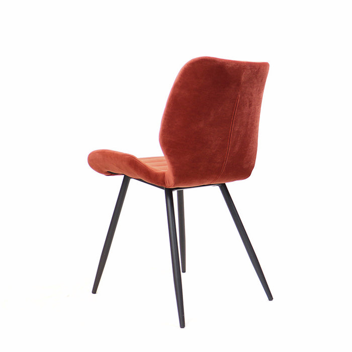 Naber | Step 1V | Stuhl | Gestell schwarz | Bezug kupfer