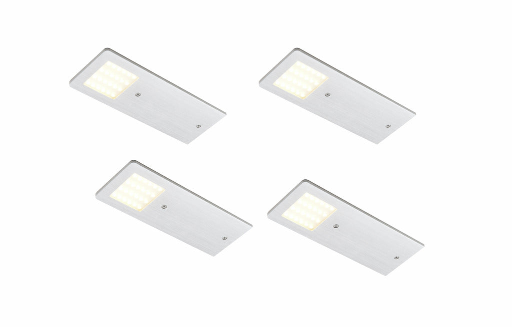 Naber | AstraLED | Unterboden-/Nischenleuchte | Set-4 | Aluminium