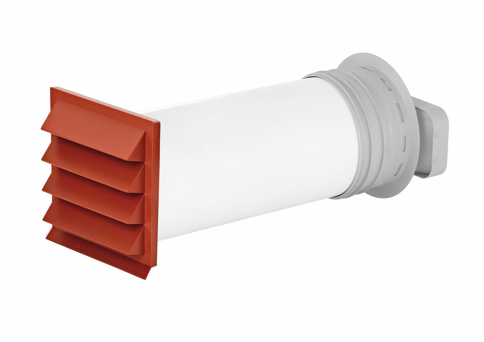 Naber | PRIME flow P-K-Klima flow 150 Mauerkasten, ziegelrot