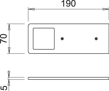 Naber | AstraLED SE weiß | Unterboden-/Nischenleuchte | Einzelleuchte m. LED Touch S. D. | 3900 K neutralweiß