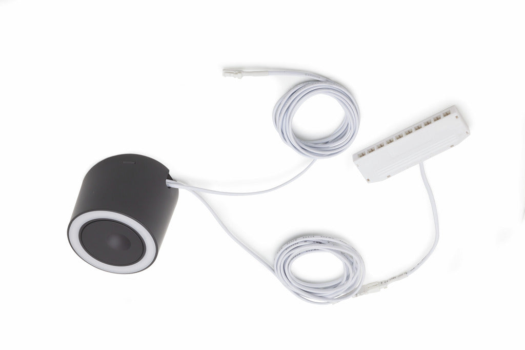 Naber | Unika 2 Farbwechsel LED | Aufbauleuchte | Einzelleuchte m. LED Touch S. D. | schwarz matt