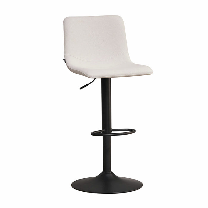 Naber | Bella R | Hocker | Gestell schwarz | Bezug beige (02)