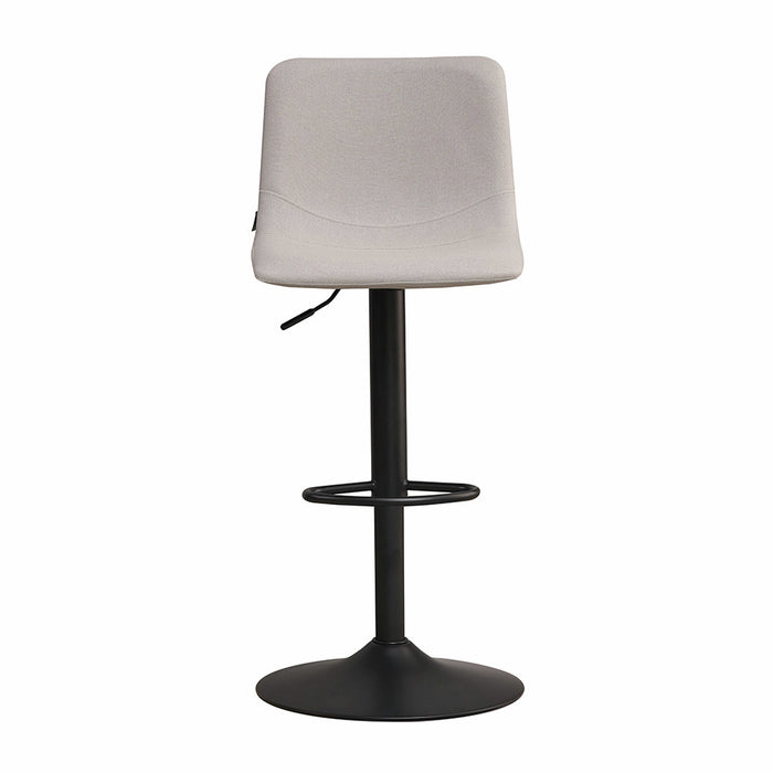 Naber | Bella R | Hocker | Gestell schwarz | Bezug grau (02)