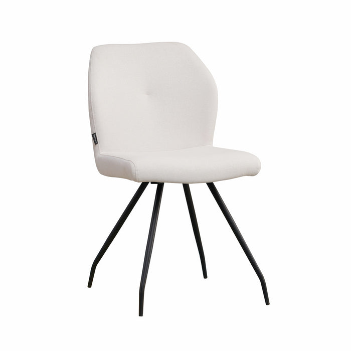 Naber | Kyra 1R | Stuhl | Gestell schwarz | Bezug beige (02)