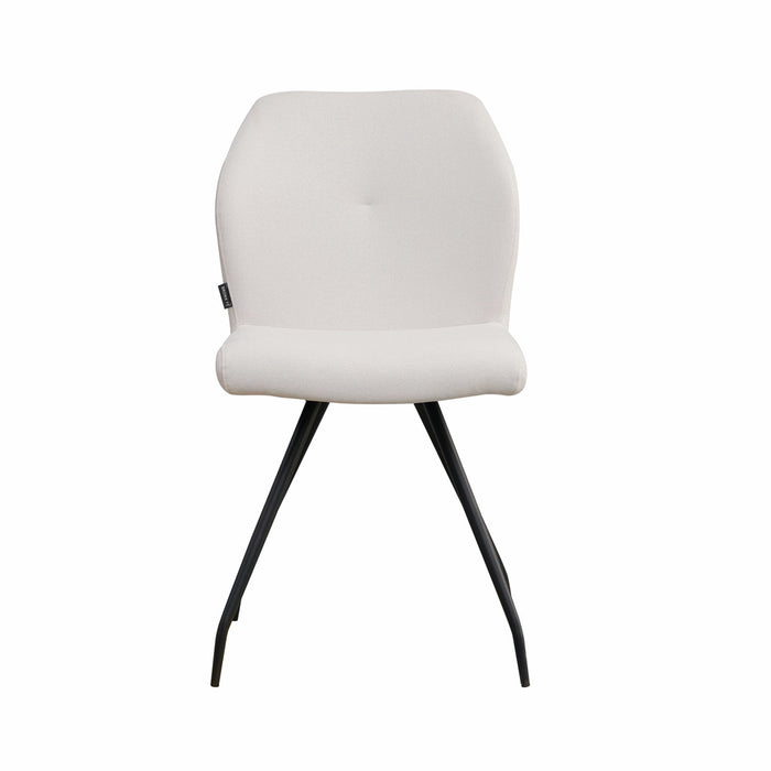 Naber | Kyra 1R | Stuhl | Gestell schwarz | Bezug beige (02)