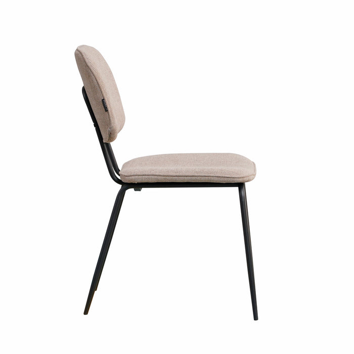 Naber | Aiden 1R | Stuhl | Gestell schwarz | Bezug taupe (01)