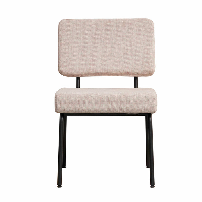 Naber | Rocco 1R | Stuhl | Gestell schwarz | Bezug beige (01)