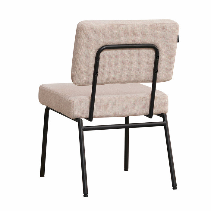 Naber | Rocco 1R | Stuhl | Gestell schwarz | Bezug beige (01)