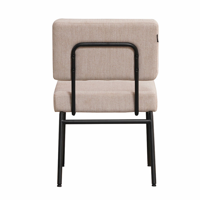 Naber | Rocco 1R | Stuhl | Gestell schwarz | Bezug beige (01)