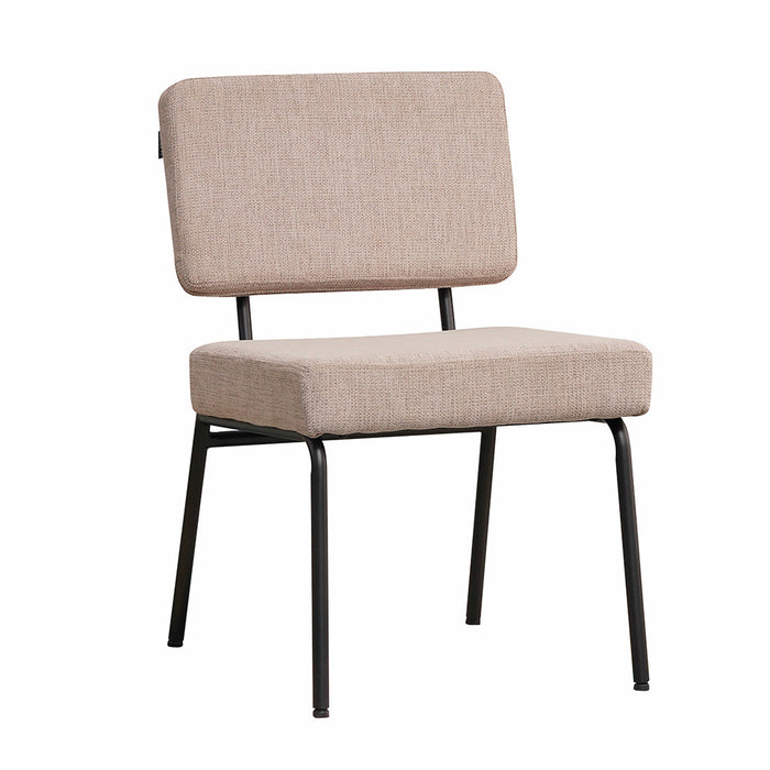 Naber | Rocco 1R | Stuhl | Gestell schwarz | Bezug taupe (01)