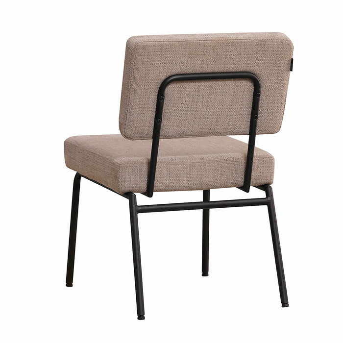 Naber | Rocco 1R | Stuhl | Gestell schwarz | Bezug taupe (01)