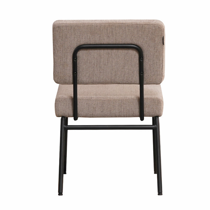 Naber | Rocco 1R | Stuhl | Gestell schwarz | Bezug taupe (01)