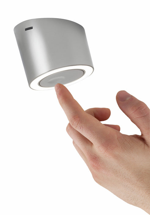 Naber | Unika 2 Farbwechsel LED, Leuchte, Einzelleuchte m. LED Touch S. D., edelstahlfarbig