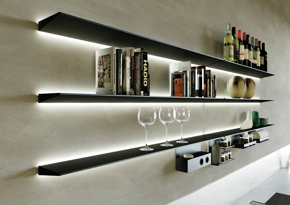 Naber | transFORM Wandtablar | Regalsystem | 1500 x 66 x 180 mm (H x B x T)