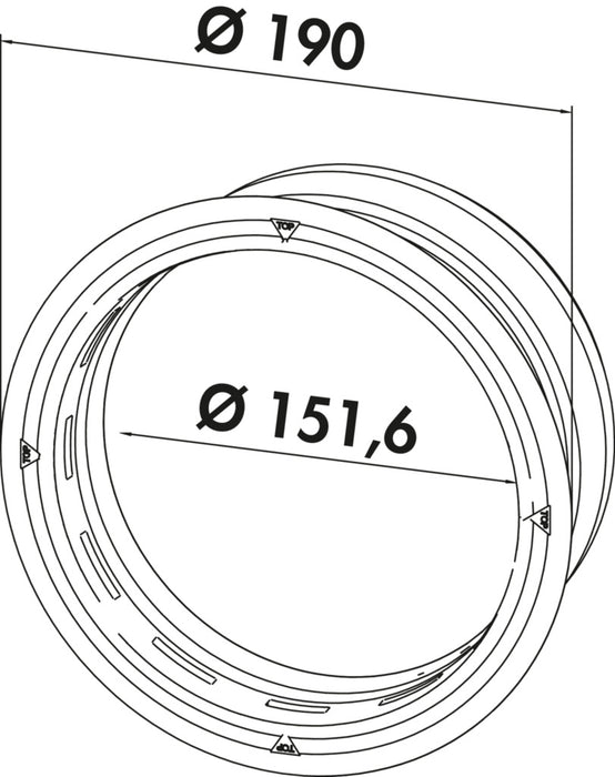 Naber | P-E-Jal Col 150 Mauerkasten inkl. THERMOBOX | weiß | Edelstahl