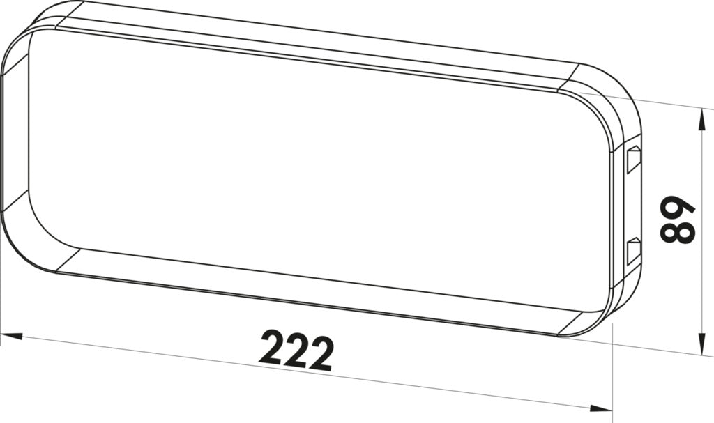 Naber | PRIME flow P-K-Klima flow 150 Mauerkasten, hellgrau