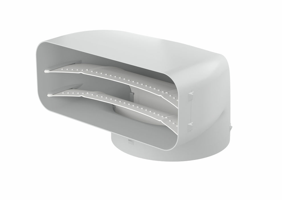 Naber | PRIME flow Prime 150 Sockel-Lüftungsgitter Set flow rund, , edelstahlfarbig