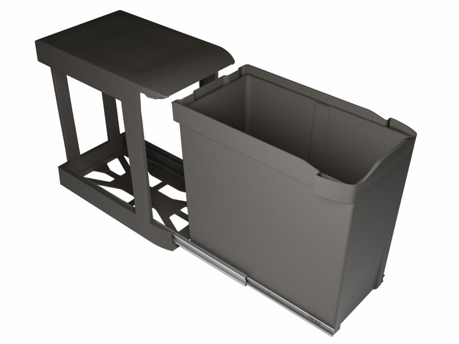 Naber | Moderna Single, Abfallsammelsystem, anthrazit