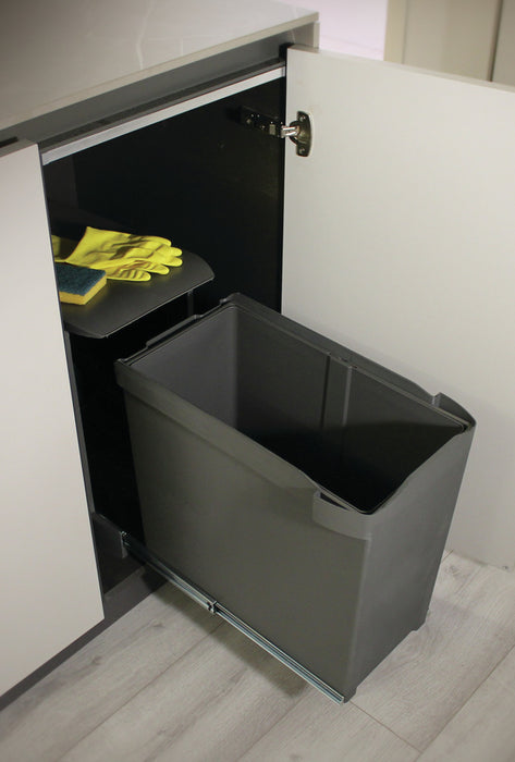 Naber | Moderna Single, Abfallsammelsystem, anthrazit