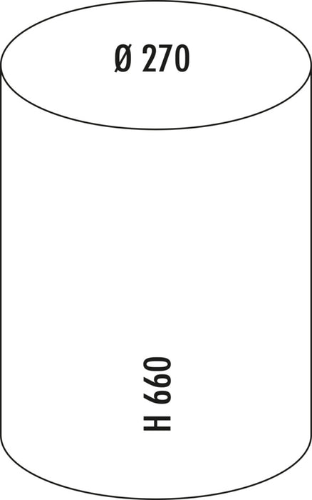 Wesco | Standascher 30 mit Sieb, Standascher, rot