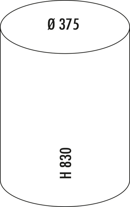 Wesco | Kickmaster® Maxi, freistehender Behälter, graphit