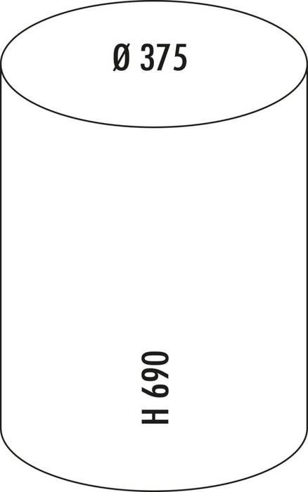 Wesco | Kickmaster®, freistehender Behälter, graphit matt