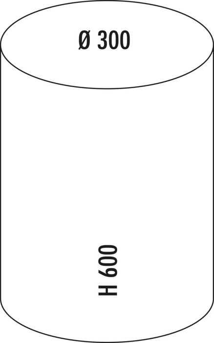 Wesco | Capboy® Maxi, freistehender Behälter, weiß matt