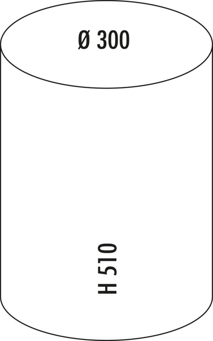 Wesco | Kickmaster® Junior, freistehender Behälter, schwarz matt