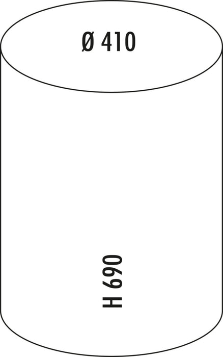 Wesco | Kickmaster® CL, freistehender Behälter, graphit matt