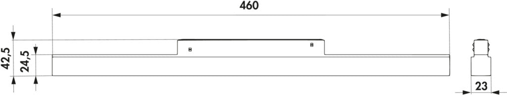 Naber | Easytrack linear Light, Leuchte, L 233 mm, 9,1 W, schwarz matt