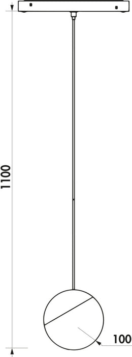 Naber | Easytrack Pendel G, Leuchte, schwarz matt