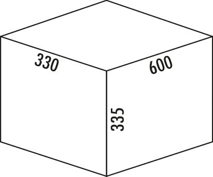 Wesco | Pullboy Soft Comfort 335 K/600-2, Abfallsammelsystem, anthrazit