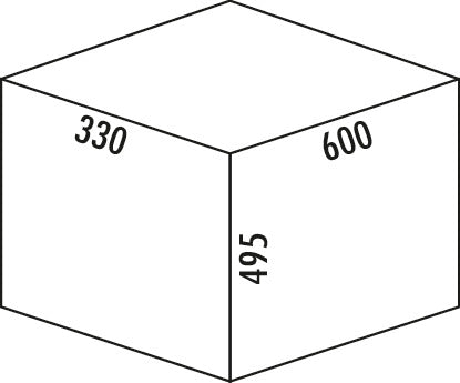 Wesco | Pullboy Soft Comfort 495 K/600-2, Abfallsammelsystem, anthrazit