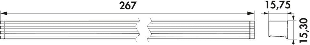 Naber Brillante Farbwechsel LED, Leuchte, L 417 mm, 6,2 W, LIC/MEC LED-System kompatibel, 12 V